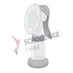 Pump,breast,manual,w/access